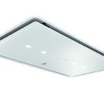 3BE296ABC | Extractor de techo diseño Cristal Blanco ancho 90 cm