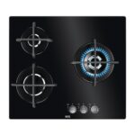 Placa de gas AEG HKB63320NB 60 cm | Gas on glass