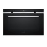 Horno Siemens VB578D0S0 de 90 cm Cristal negro con acero